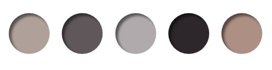 Opções de cores do Phonak Naída