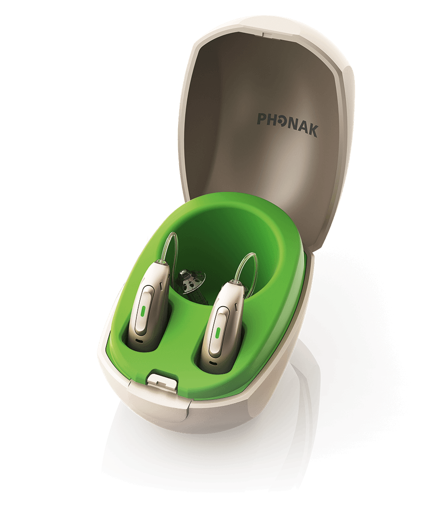 Funcionamento do sistema Phonak CROS entre os dois ouvidos