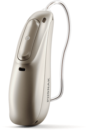 Phonak Audéo Lumity na cor Champanhe